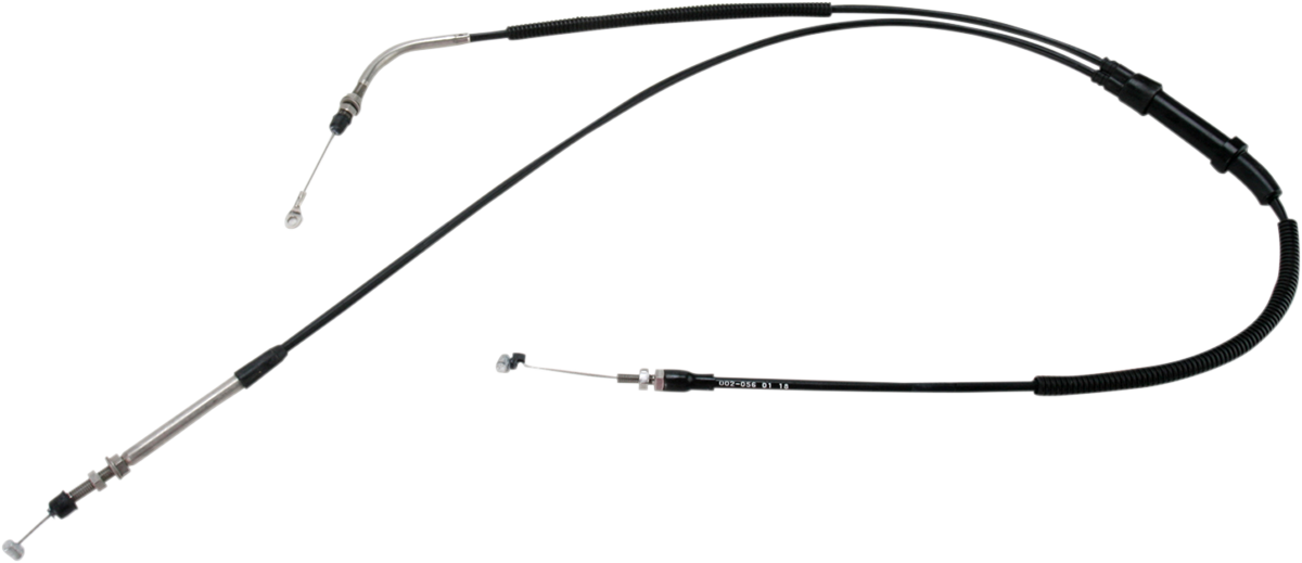 WSM Black Vinyl Throttle Cable - Yamaha