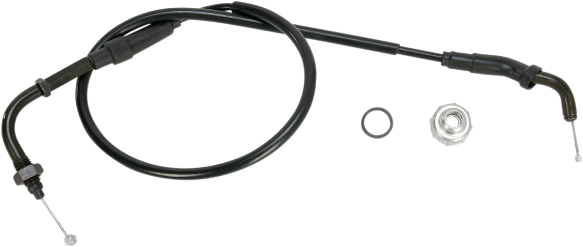 MOTION PRO Black Vinyl Throttle Cable - Pull - '01-'11 Honda 70