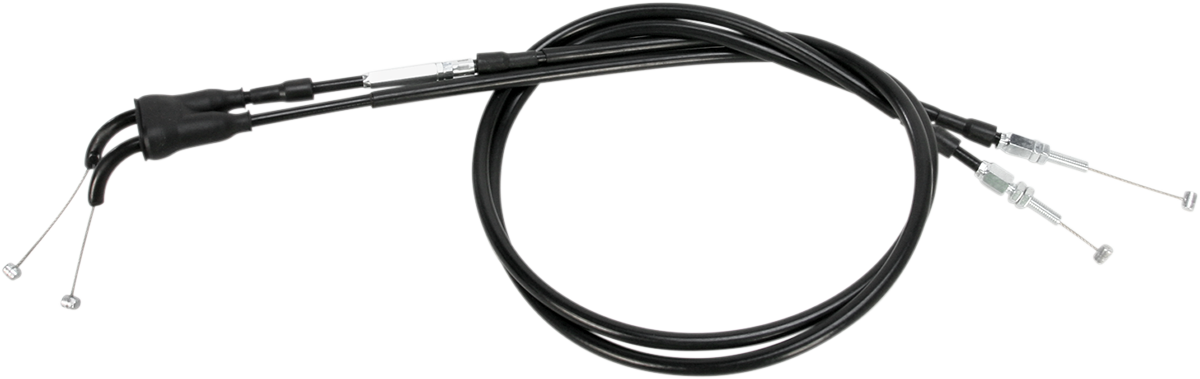 MOTION PRO Black Vinyl Throttle Cable - Push/Pull - '05-'12 Suzuki RM