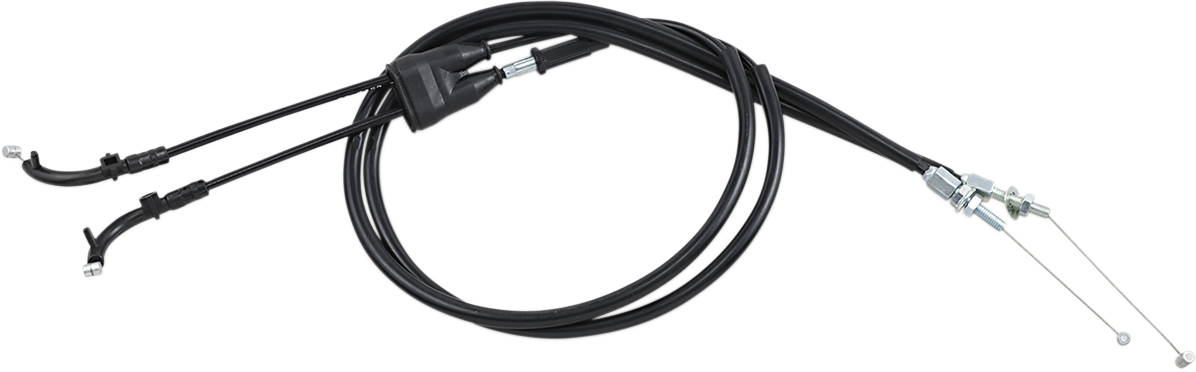 MOTION PRO Black Vinyl Throttle Cable - Push/Pull - '13-'16 KX250F