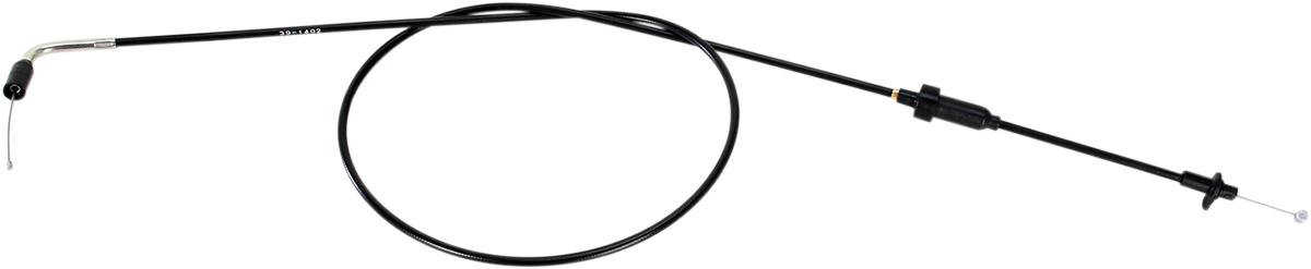 MOOSE OFFROAD Black Vinyl Throttle Cable - Stock Length - Polaris