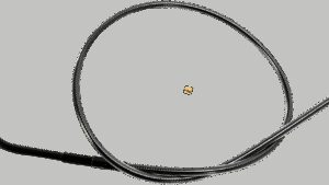 MAGNUM SHIELDING Black Pearl™ Braided Throttle Cable - 32-3/4"