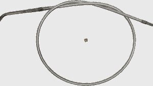 MAGNUM SHIELDING Sterling Chromite II® Braided Idle Cable for Harley-Davidson - 26-1/2"