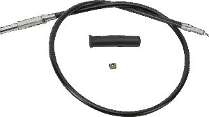 DRAG SPECIALTIES Black Vinyl Idle Cable - 32-3/4"