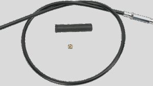 DRAG SPECIALTIES Black Vinyl Idle Cable - 32-1/2"