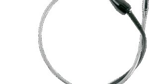 DRAG SPECIALTIES Stainless Braided Idle Cable - Cruise - 38-7/8"