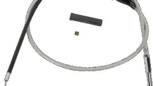 DRAG SPECIALTIES Stainless Braided Idle Cable - Cruise - 46"