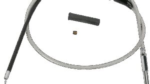 DRAG SPECIALTIES Stainless Braided Idle Cable - Cruise - 48"