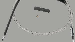 DRAG SPECIALTIES Stainless Braided Idle Cable - Cruise - 50"