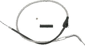 DRAG SPECIALTIES Stainless Braided Idle Cable - 30"