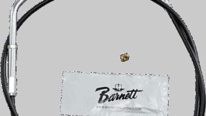 BARNETT Black Vinyl Idle Cable - +6" Size - 37-1/2" Length