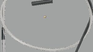 DRAG SPECIALTIES Stainless Braided Idle Cable - 52"