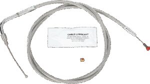BARNETT Stainless Steel Idle Cable - +8" - '02-'07 Touring