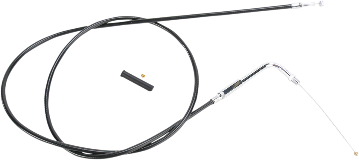 DRAG SPECIALTIES Black Vinyl Throttle Cable - 58"