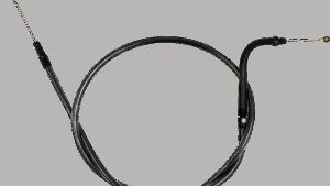 LA CHOPPERS Midnight Braided Handlebar Idle Cable - 12"-14" - Touring