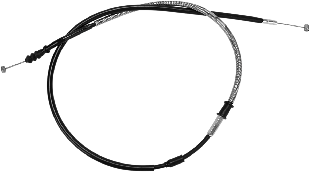 MOTION PRO Black Vinyl Clutch Cable - Terminator - +2" - Yamaha