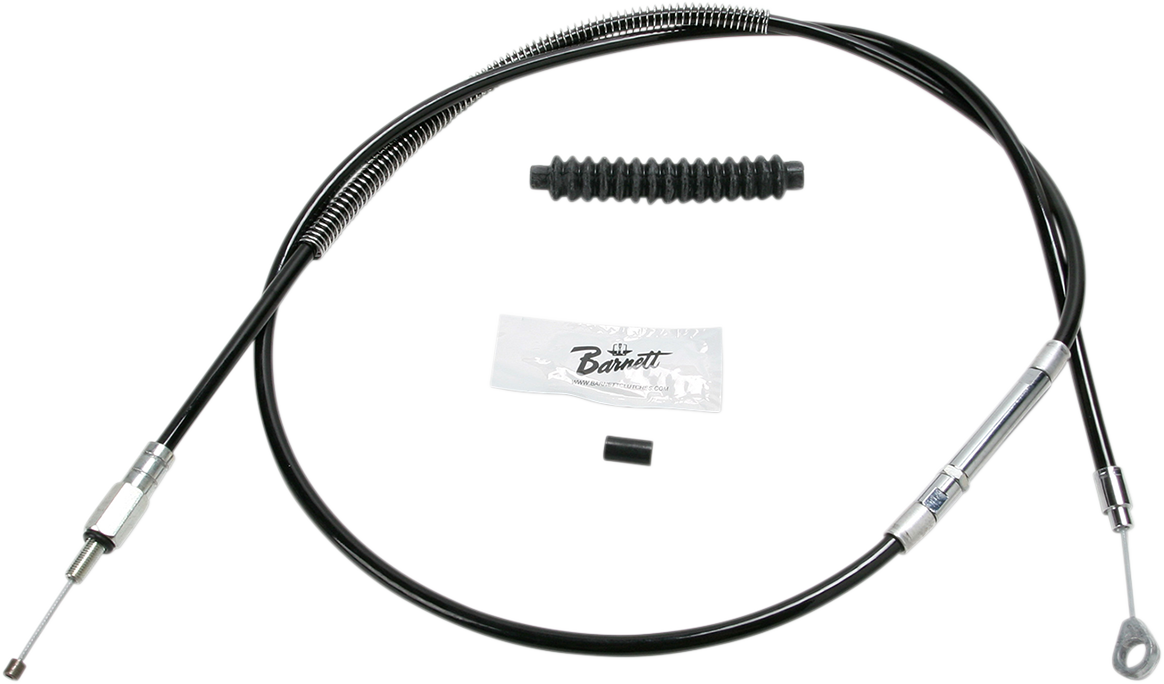 BARNETT High-Efficiency Black Vinyl Clutch Cable - +6" Size