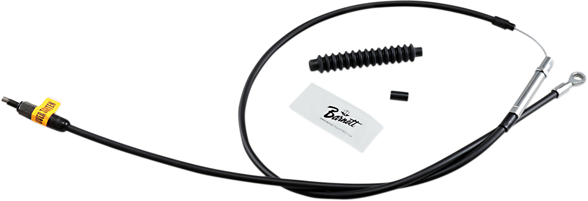 BARNETT High-Efficiency Black Vinyl Clutch Cable - +6" Size