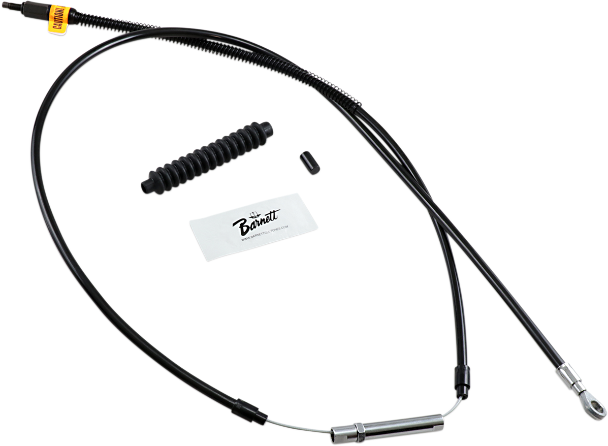 BARNETT High-Efficiency Black Vinyl Clutch Cable - +6" Size
