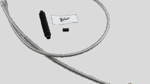 BARNETT High-Efficiency Stainless Steel Clutch Cable for Harley-Davidson - +6" - '08-'16 Touring/Trike