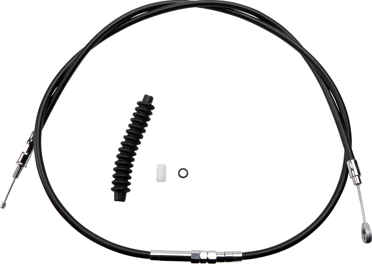 DRAG SPECIALTIES High-Efficiency Black Vinyl Clutch Cable - 76-11/16"