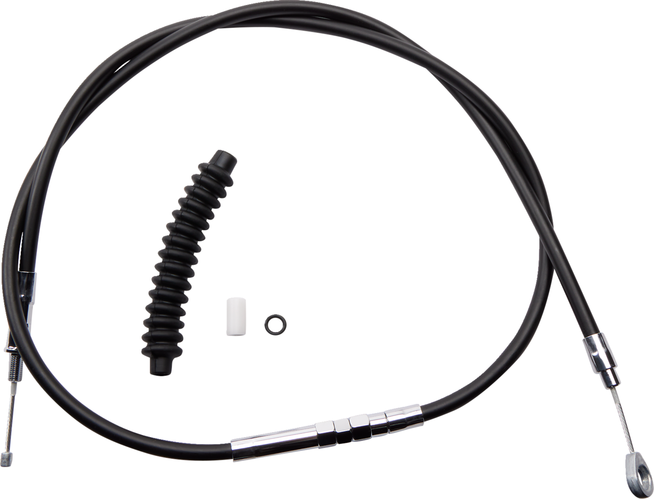 DRAG SPECIALTIES High-Efficiency Black Vinyl Clutch Cable - 57-1/4"