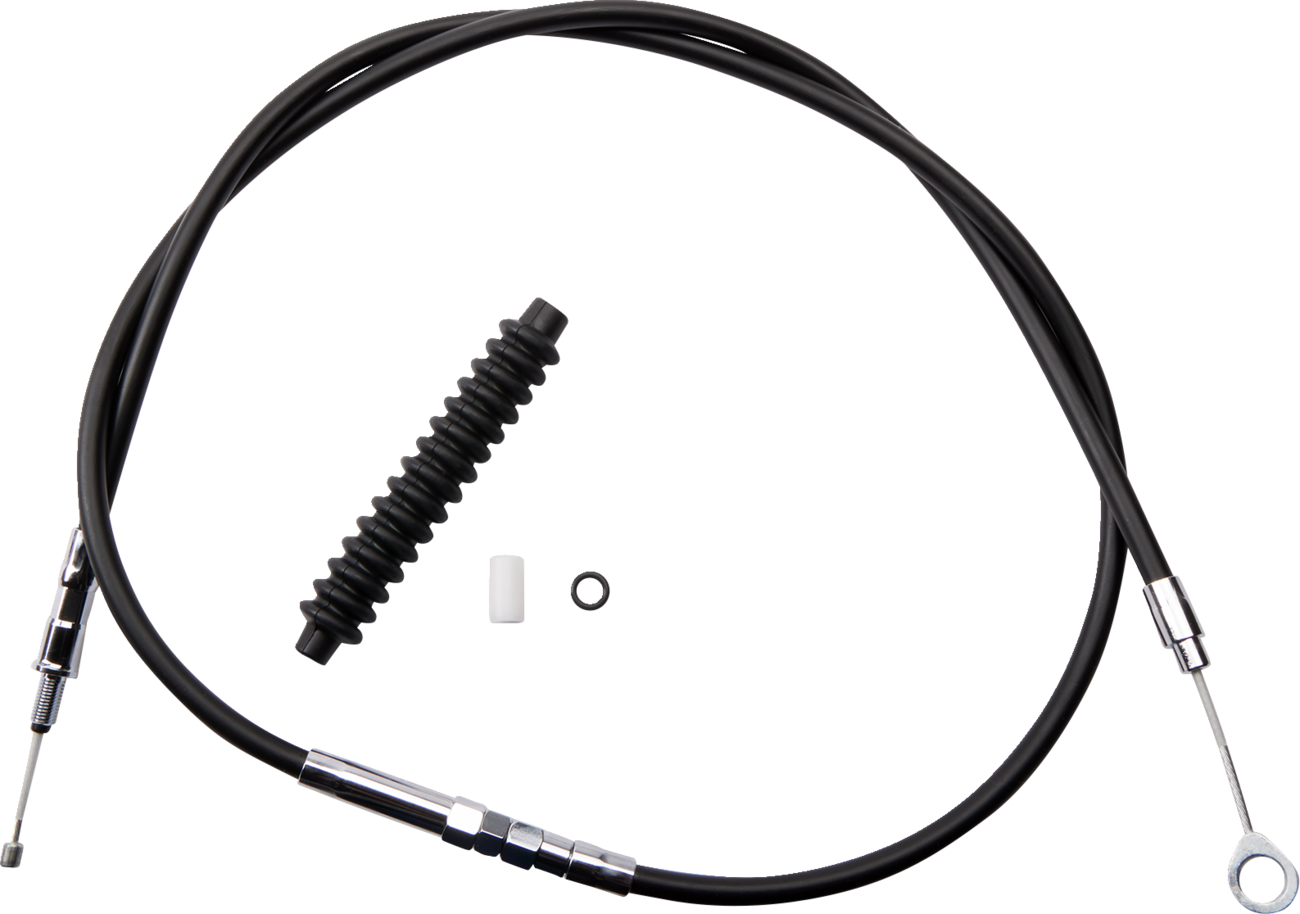DRAG SPECIALTIES High-Efficiency Black Vinyl Clutch Cable - 60-11/16"