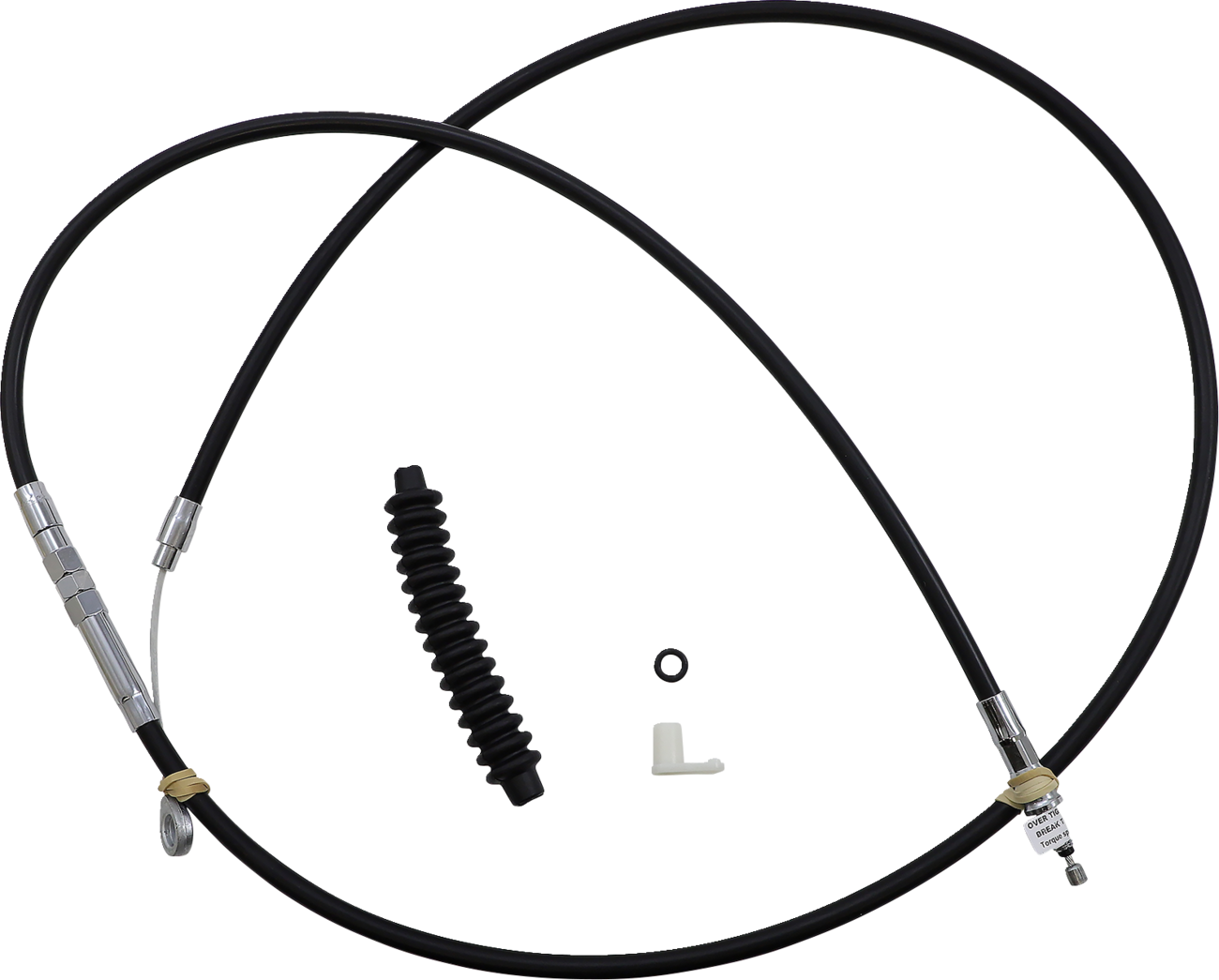 DRAG SPECIALTIES High-Efficiency Black Vinyl Clutch Cable - 57-1/4"