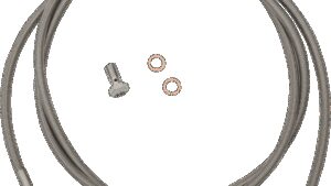 LA CHOPPERS Stainless Steel Braided Clutch Cable - 12"-14" Ape Hangers - '17-'20 Touring