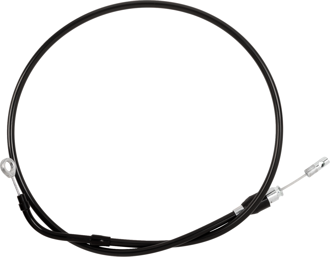 DRAG SPECIALTIES Quick Connect Clutch Cable - Upper - Bent Tube - 49" - Black/Black