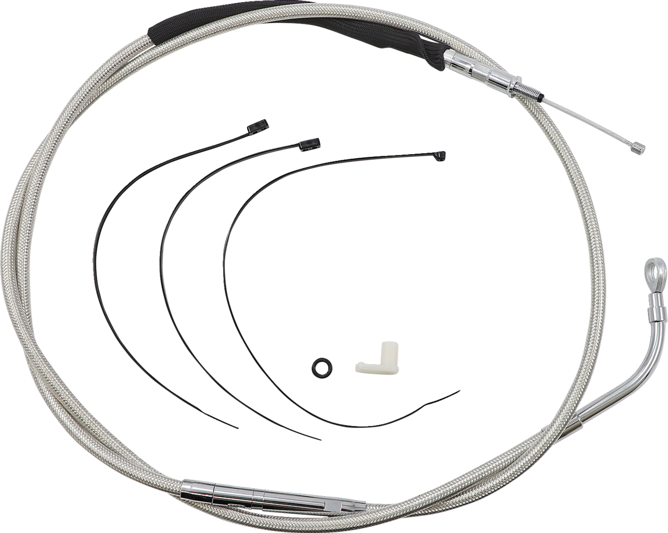 MAGNUM SHIELDING High-Efficiency Polished Stainless Clutch Cable - 75-3/4"