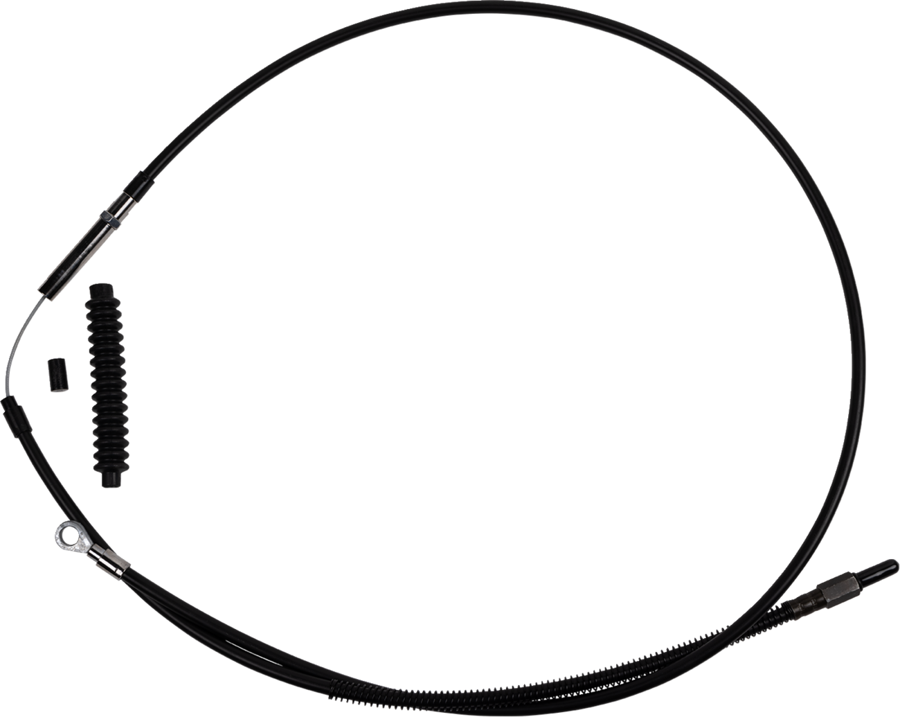 BARNETT High-Efficiency Black Vinyl Clutch Cable - +6" Size