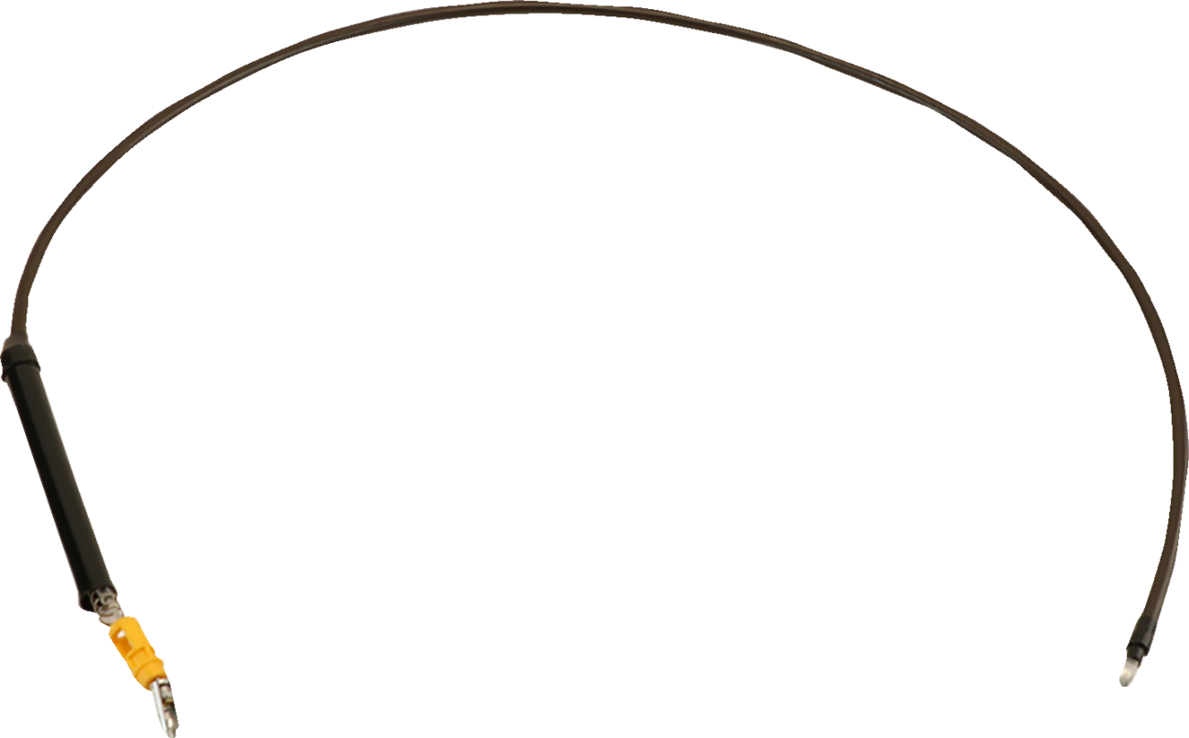 LA CHOPPERS Midnight Braided Clutch Cable - 12"-14" Ape Hanger Handlebars - '23-'25 Touring