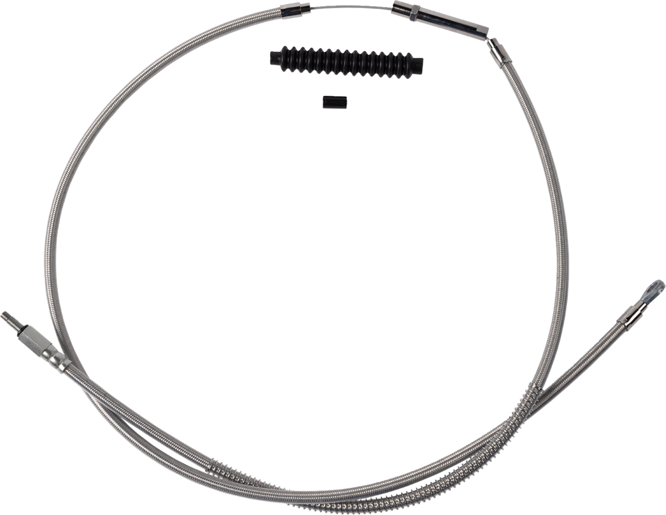 BARNETT High-Efficiency Stainless Steel Clutch Cable for Harley-Davidson - +8" - '18-'23 Softail