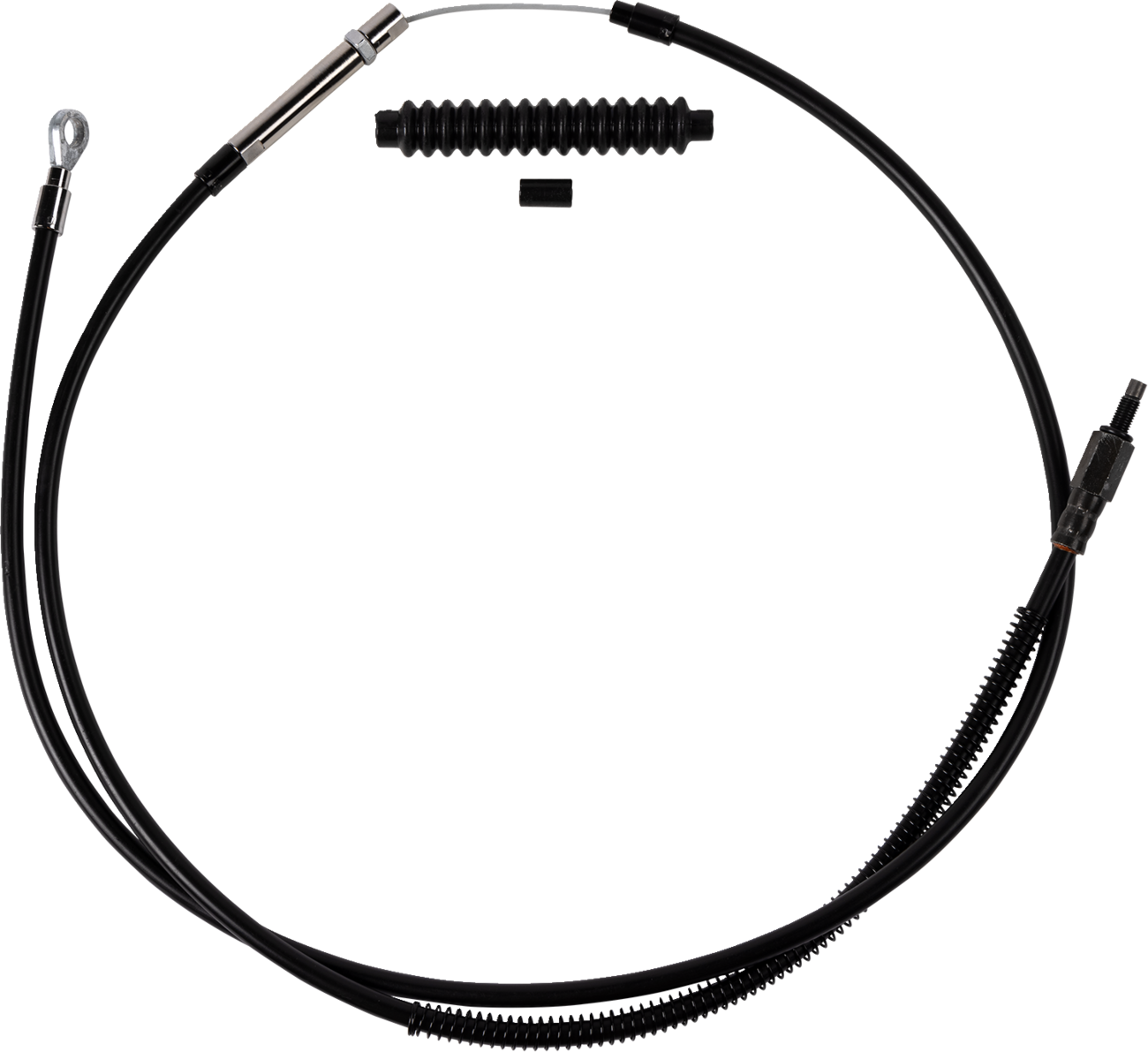 BARNETT High-Efficiency Black Vinyl Clutch Cable - +6" Size