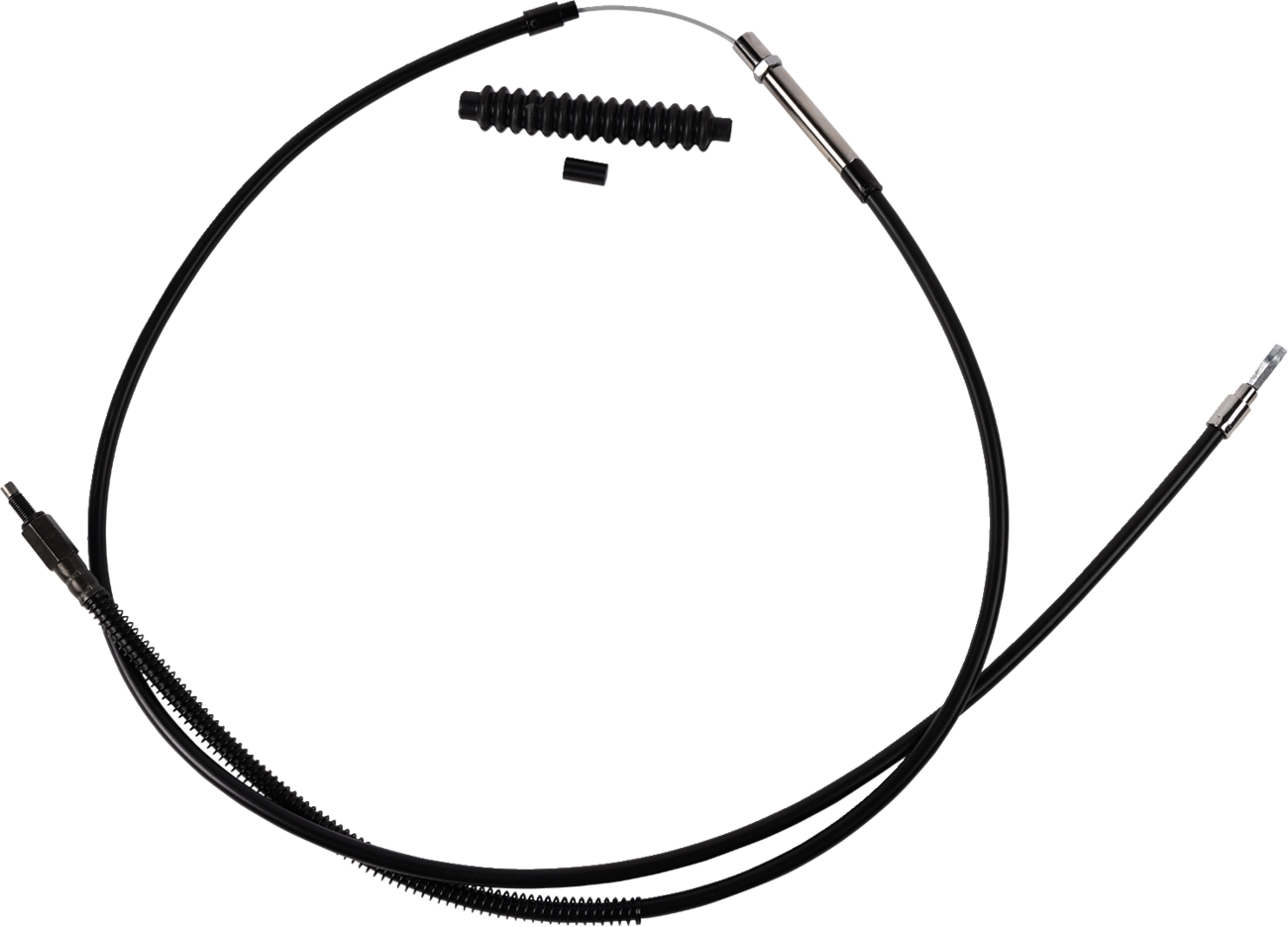 BARNETT High-Efficiency Black Vinyl Clutch Cable - +8" Size