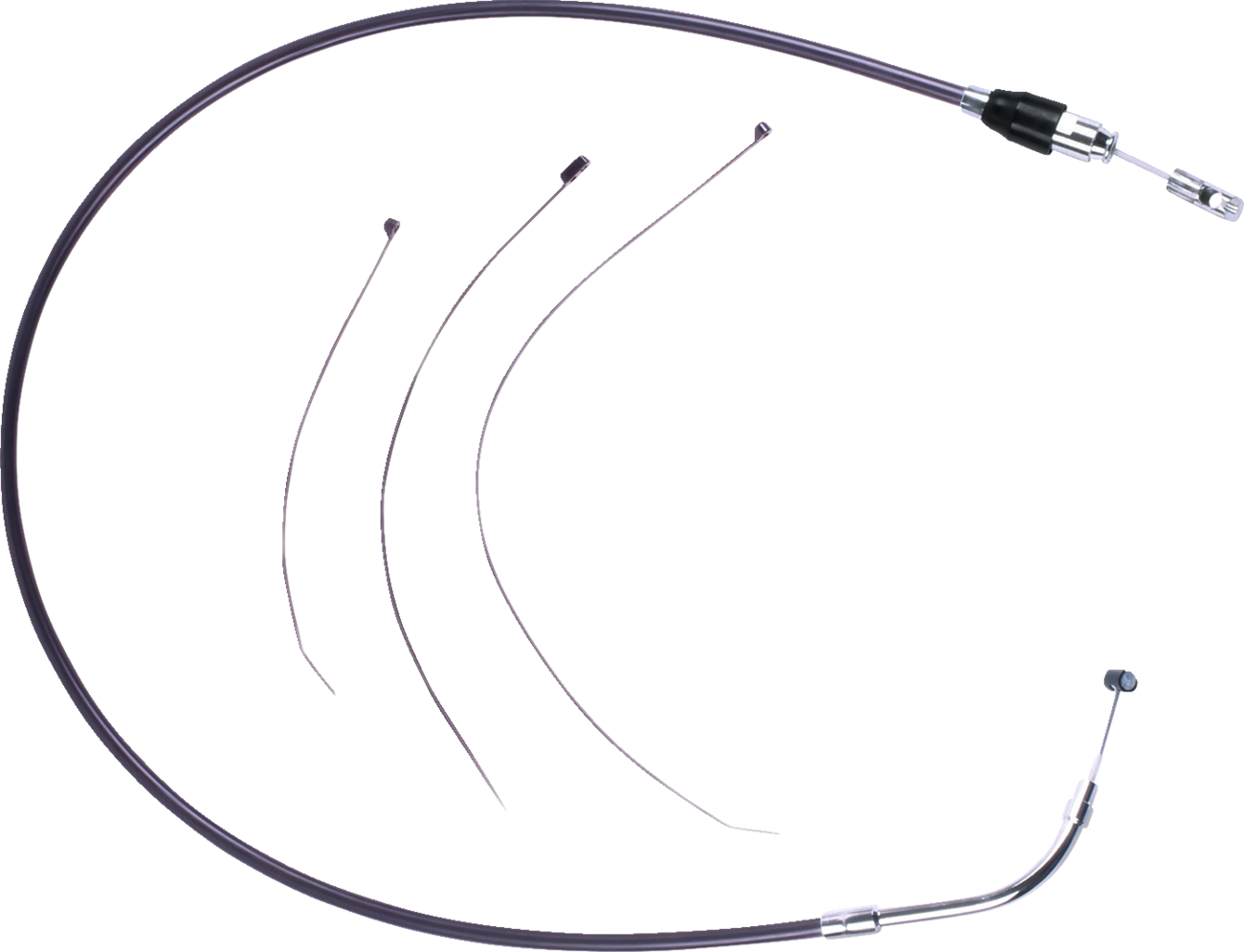 DRAG SPECIALTIES CABLE CLUTCH QUICK CONNECT BLK/CHR - Image 2