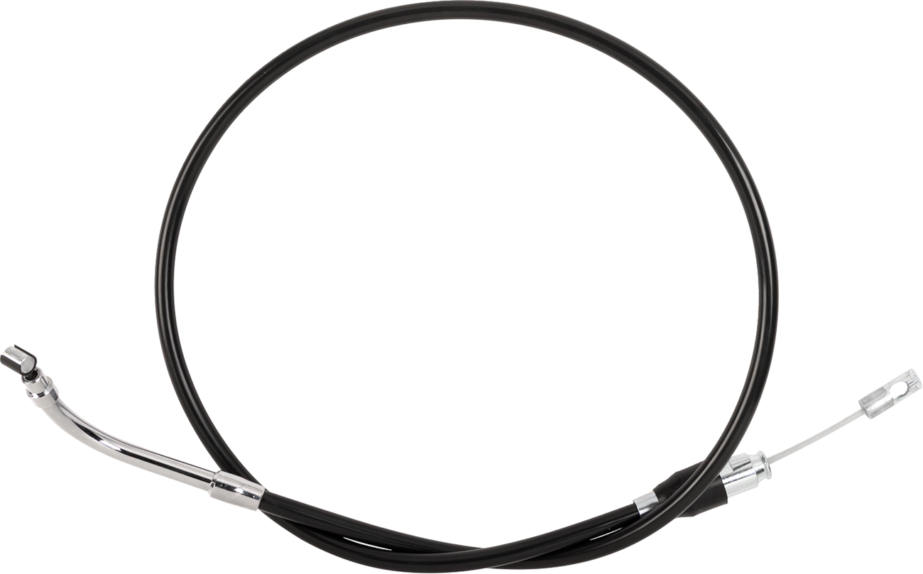 DRAG SPECIALTIES Quick Connect Clutch Cable - Upper - 50" - Black/Chrome