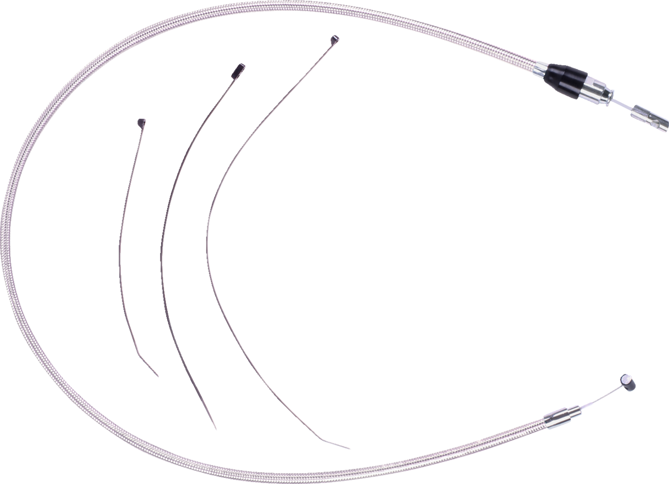 MAGNUM SHIELDING Polished Stainless Quick Connect Upper Clutch Cable - 39"