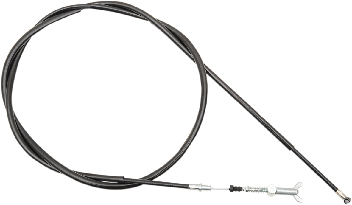 MOOSE OFFROAD Black Vinyl Brake Cable - Rear - Parking - Yamaha