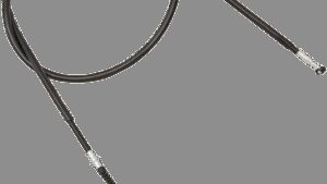 MOOSE OFFROAD Black Vinyl Brake Cable - Rear - Parking - Honda