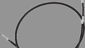 MOOSE OFFROAD Black Vinyl Brake Cable - Rear - Parking - Honda