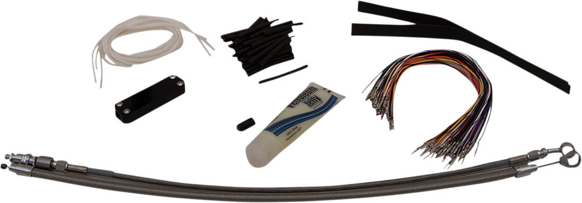 FAT BAGGERS INC. Installation Kit - Cable Clutch - 14" - Braided