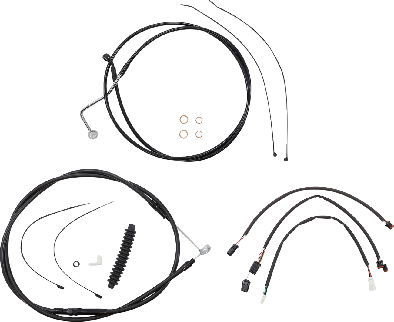 MAGNUM SHIELDING XR Handlebar Installation Kit - 12"-14" Ape Hangers - '21-'23 FLTR - Black