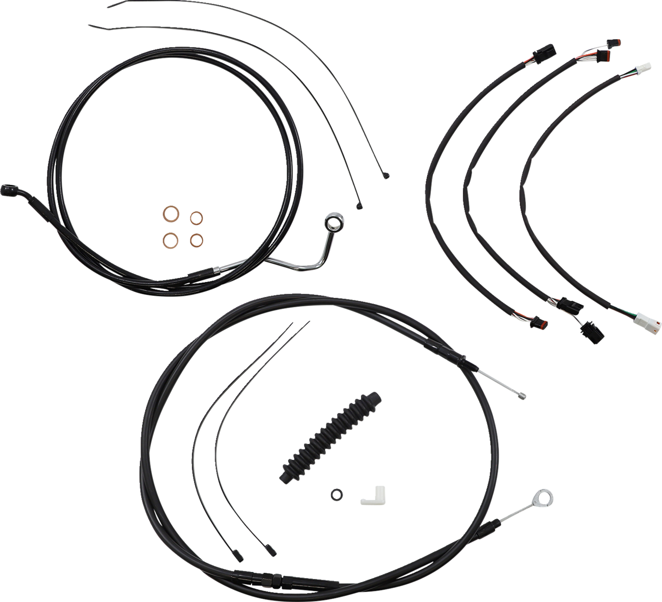 MAGNUM SHIELDING XR Handlebar Installation Kit - 15"-17" Ape Hangers - '21-'23 FLTR - Black