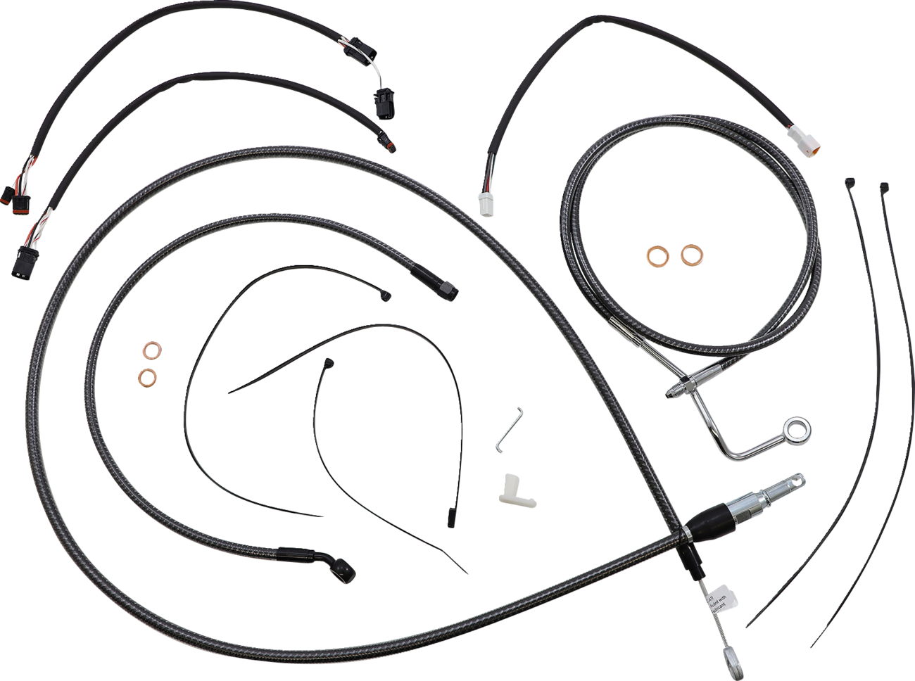 MAGNUM SHIELDING KARBONFIBR Designer Handlebar Installation Kit - 12"-14" - '21-'23 FLTR