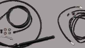 BURLY BRAND Touring Model Control Kit - Gorilla Ape Hanger - 18" - Black