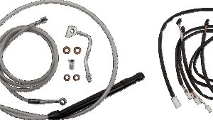 BURLY BRAND Touring Model Control Kit - Gorilla Ape Hanger - 16" - Stainless Steel