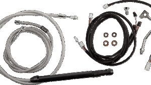 BURLY BRAND Touring Model Control Kit - Gorilla Ape Hanger - 18" - Stainless Steel