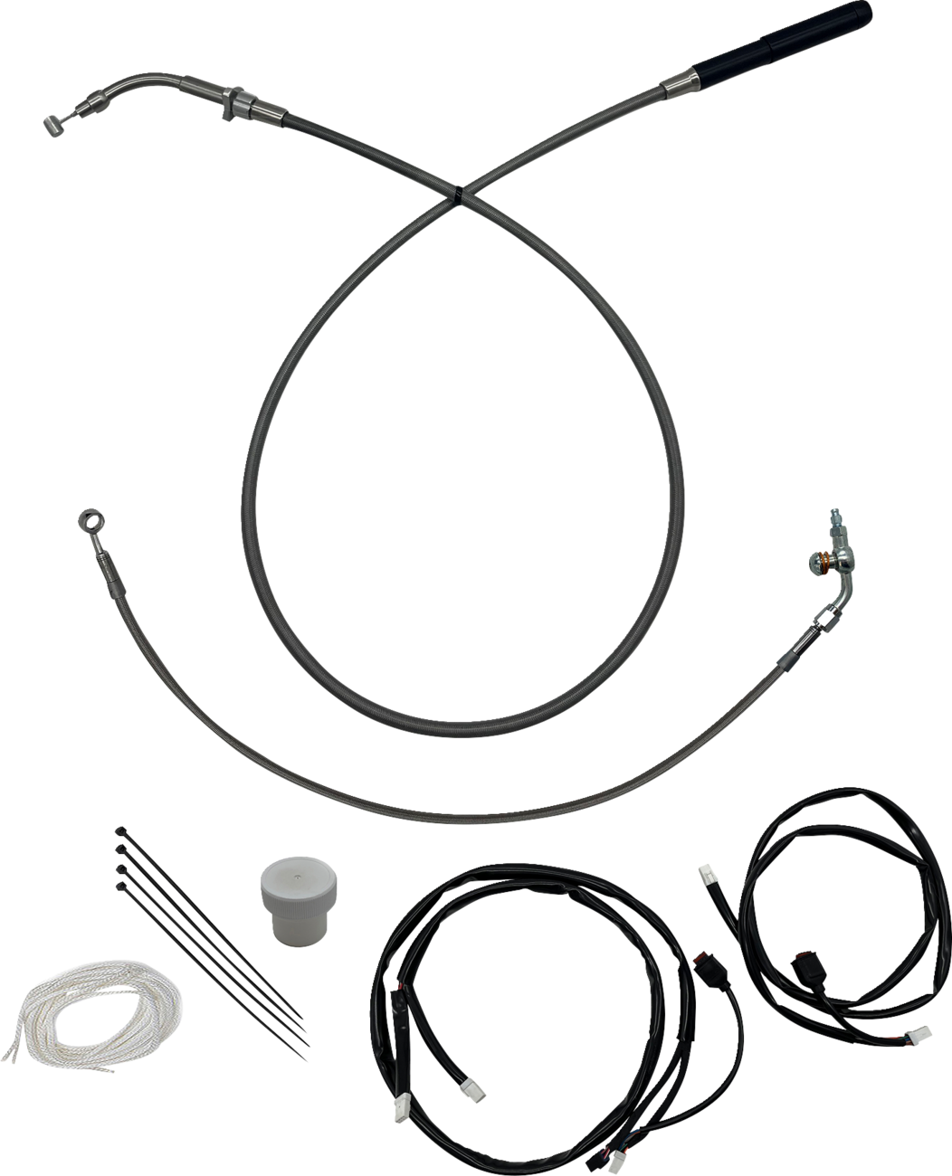 FAT BAGGERS INC. EZ Install Kit - +8" - FLTR/SE - Braided